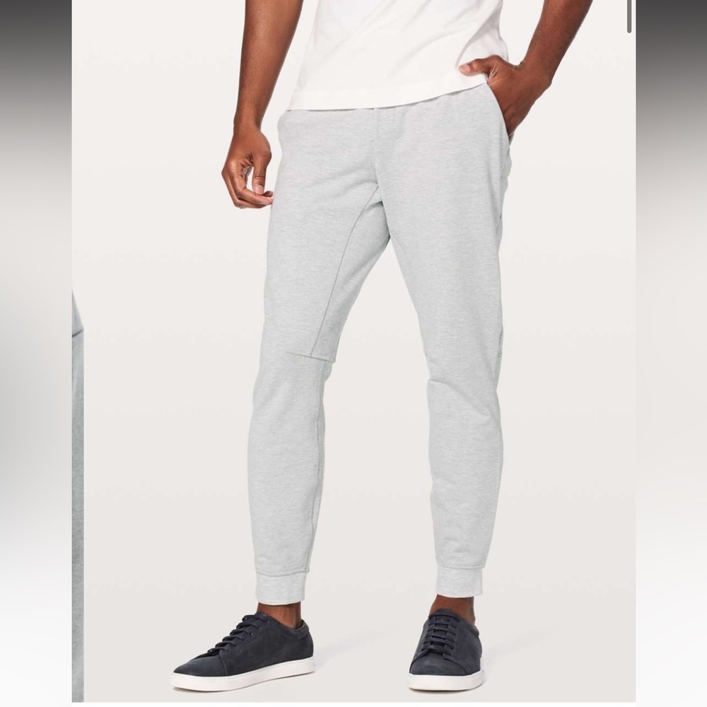 Lululemon Men’s City Sweat Jogger *29" Heathered Ultra Light Grey Small